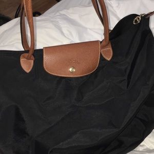 Long champ black bag